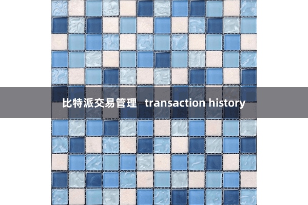 比特派交易管理 transaction history