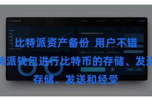 比特派资产备份 用户不错使用比特派钱包进行比特币的存储、发送和经受