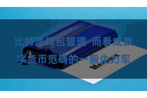比特派钱包管理  而看成数字货币范畴的一股生力军